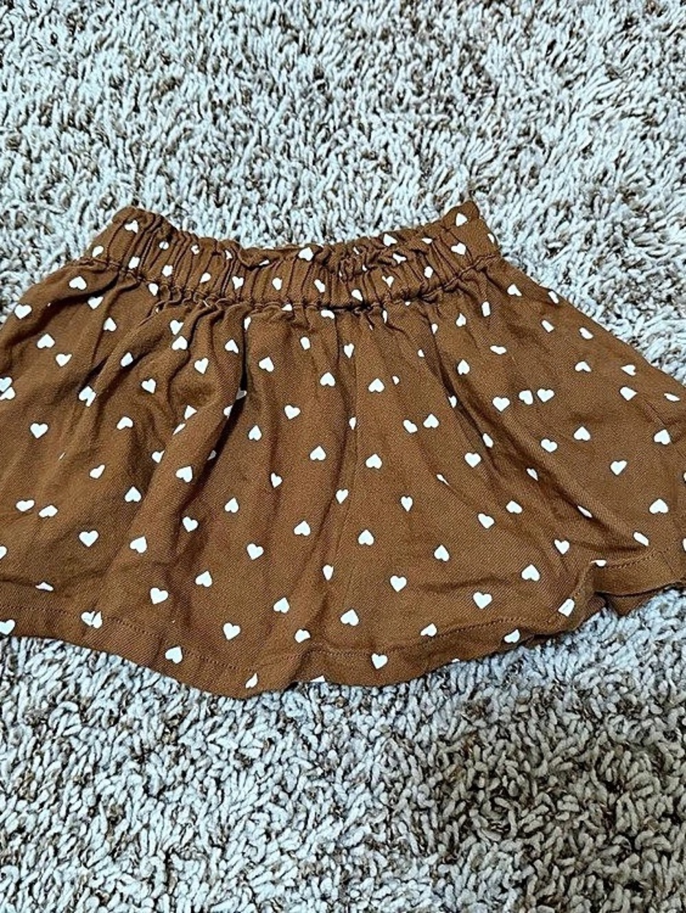 Old Navy Girls Heart Print Skirt Size 18-24M Like New